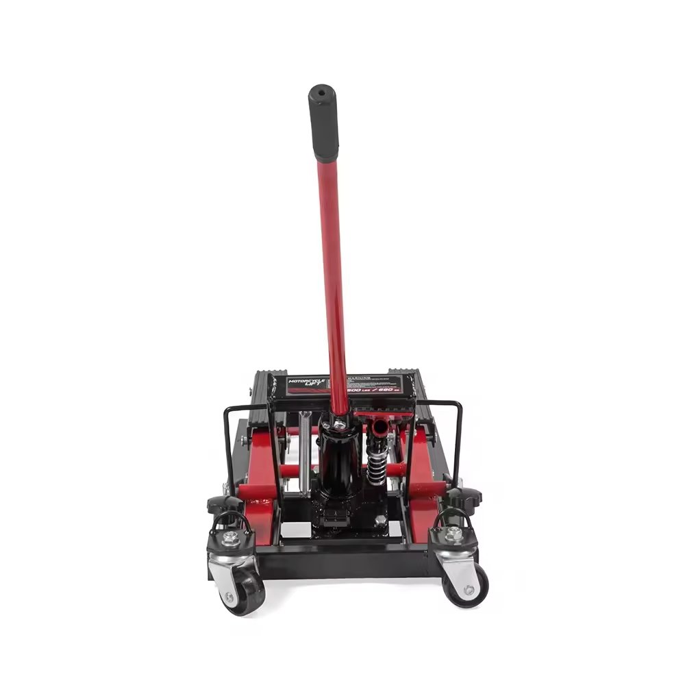 High Quality CE 1500LB Hydraulic Motorcycle ATV Jack Lift Stand Hydraulic Cylinder Scissor Lifter Steel Repair Lifting Table
