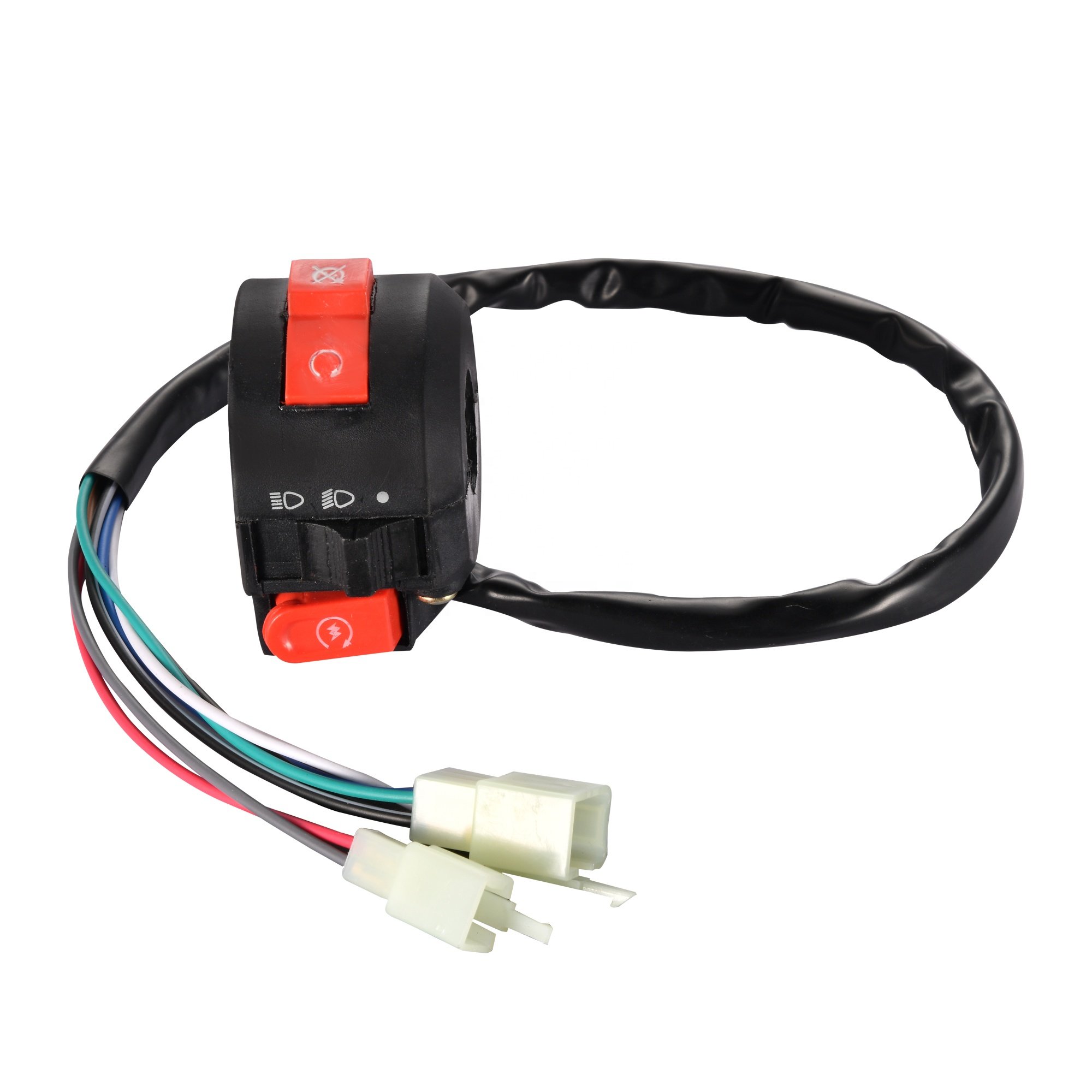 GOOFIT Left Light Speaker Switch Assy Replacement for 50cc 70cc 90cc 110cc 125cc 150cc ATVs Quad 4 Wheelers Taotao SunL Coolster
