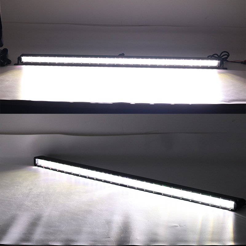 32/42/50inch Chasing RGB and White Color LED Light Bar by App and Remote Sync Control for ATV UTV Offroad Cars