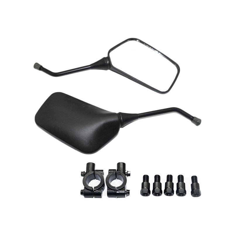 Universal M10 M8 Rear View Mirror for ATV Motorcycle Quad Pit Dirt Motor Bike with 22mm Mount Clamp Motorcycle Mirrors Type