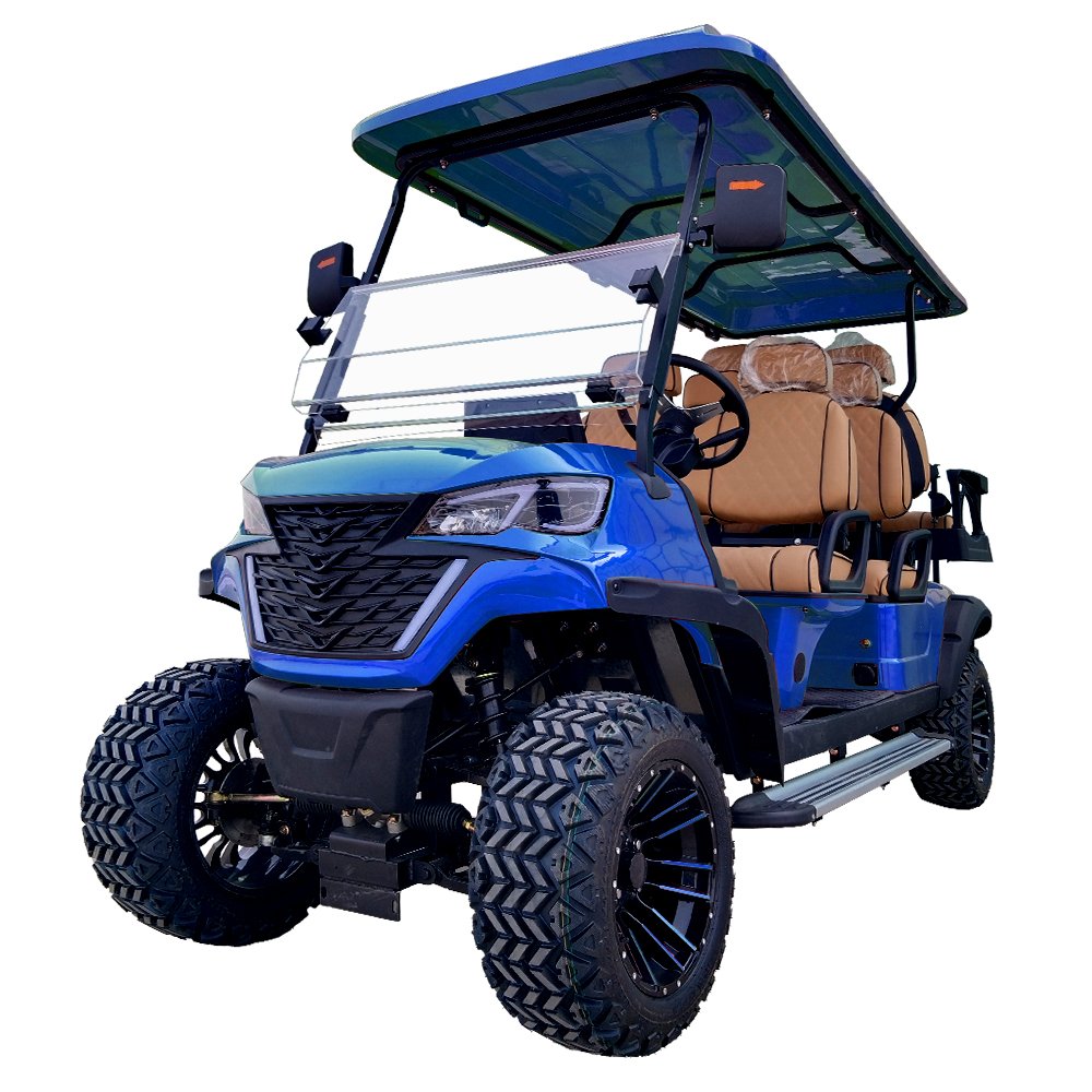 High Quality 4+2 6 Seater Golf Cart Gas Powered / Electric Mini Gokart Buggy Atv 800cc 4 Wheeler