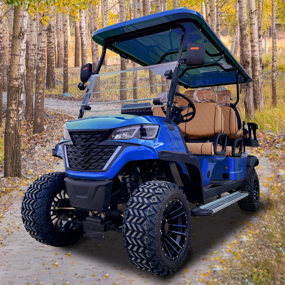 High Quality 4+2 6 Seater Golf Cart Gas Powered / Electric Mini Gokart Buggy Atv 800cc 4 Wheeler