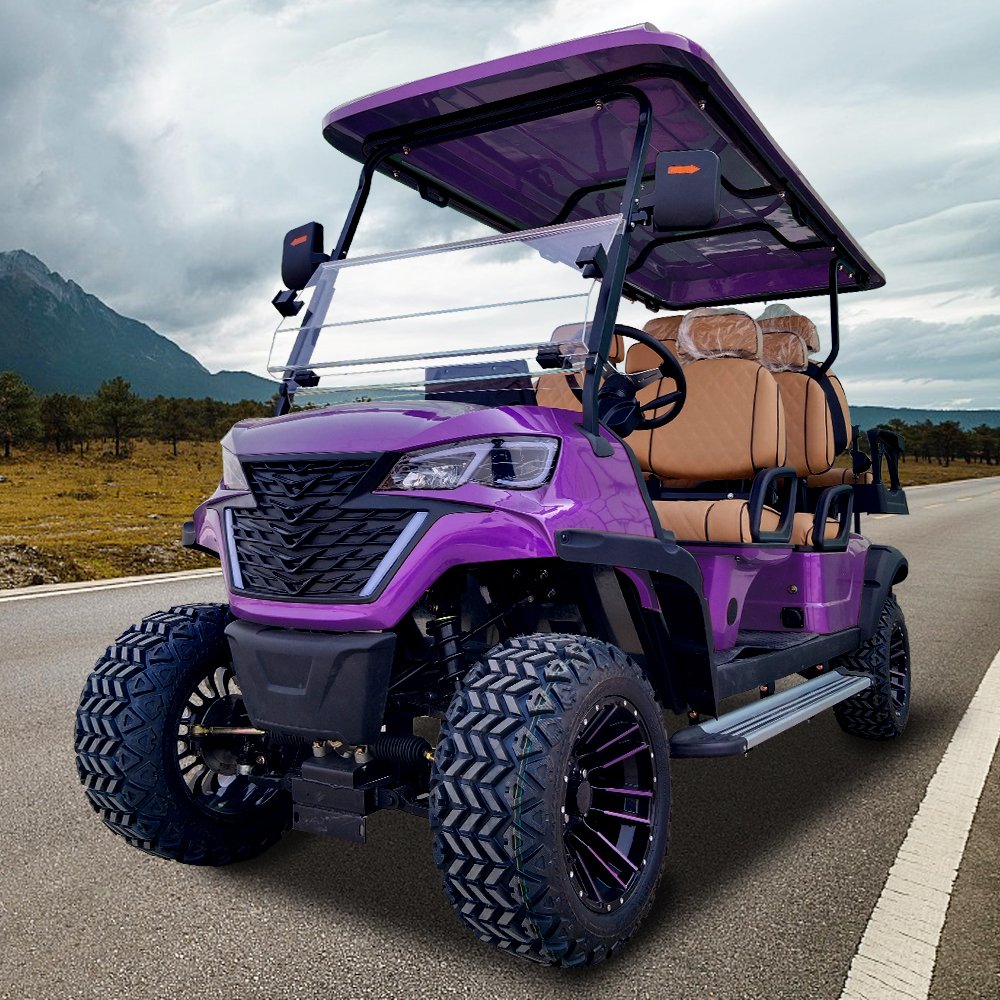 High Quality 4+2 6 Seater Golf Cart Gas Powered / Electric Mini Gokart Buggy Atv 800cc 4 Wheeler