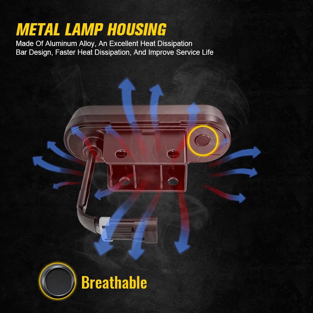 Led Rear Tail Lights for 2016-2024 Can AM Defender HD5 HD8 HD10 MAX Maverick Trail 800R 1000 ATV/UTV Parts & Accessories