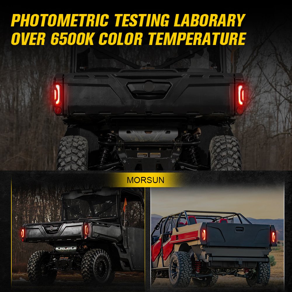 Led Rear Tail Lights for 2016-2024 Can AM Defender HD5 HD8 HD10 MAX Maverick Trail 800R 1000 ATV/UTV Parts & Accessories
