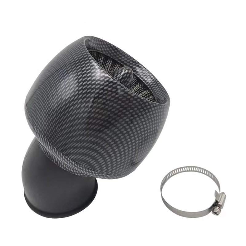 Universal Carbon Fiber Motorcycle Air Filter for 150cc 250cc ATV Quad Moped Scooter Go Kart-Sizes 28mm 35mm 42mm 48mm
