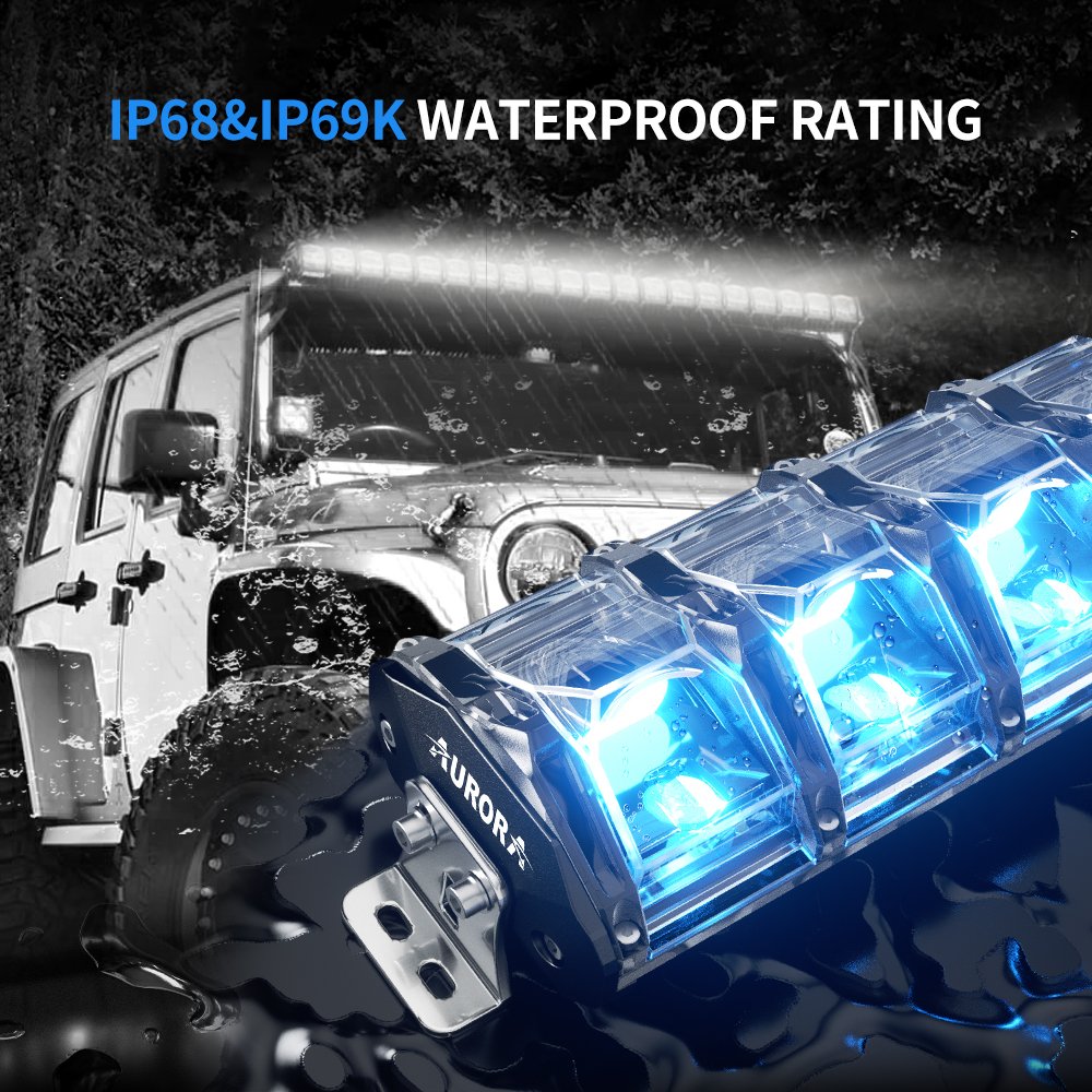 Aurora All in One Evolve RGB Led Bar 4x4 Offroad Led Light Truck Led Lights Offroad ATV Led Light Bar