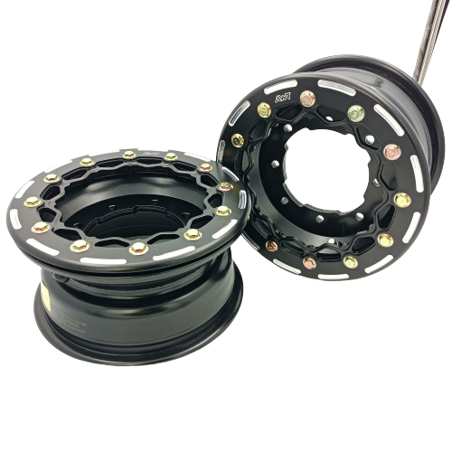 10in ATV Beadlock Wheels 4/144.8 /156 Rims, 10x5, 3+2 Offset Fit for Yamaha Raptor 700, Yfz 450,suzuki Ltr 450,ltz400,