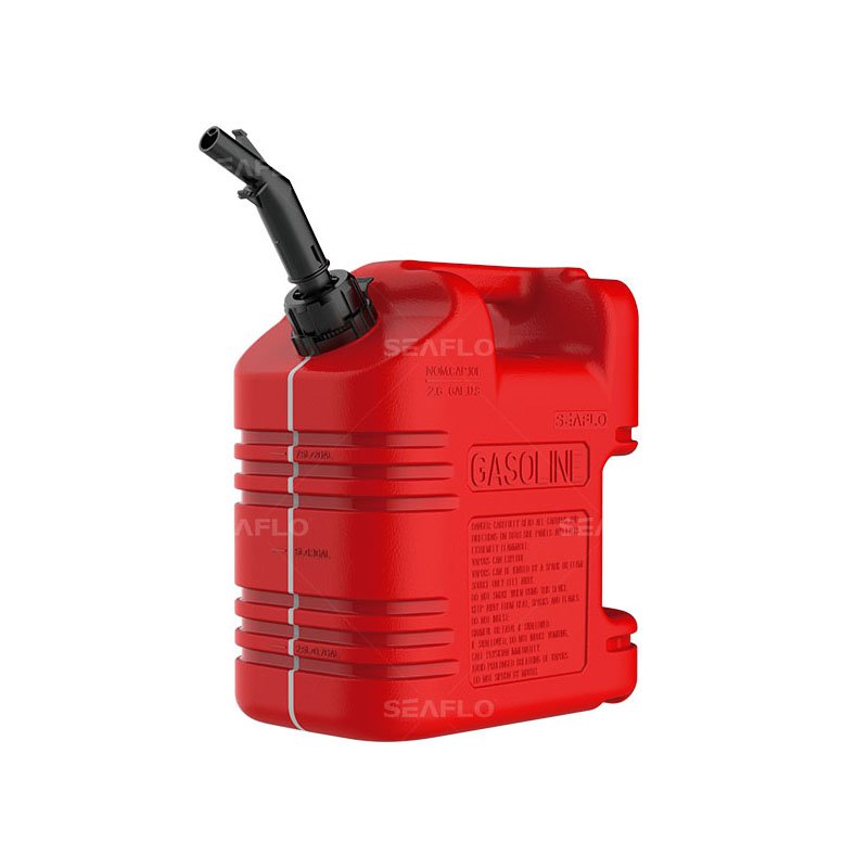 SEAFLO 2022 NEW 5 Gallon Portable Fuel Can Gasoline Gas Container Fuel tank for Car Motorcycles ATV