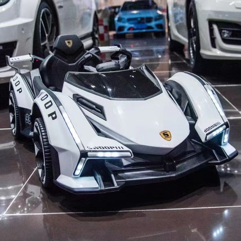 Unisex Children's Electric 12V Ride Toy Car Battery Powered with Remote Control Function Four Wheel Ride-on Toy for Boys Girls