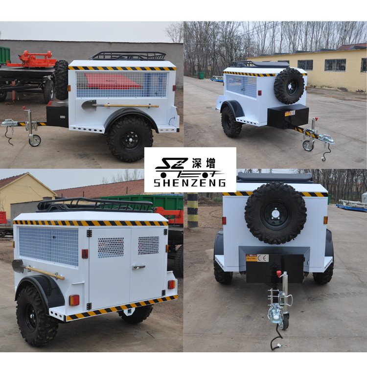 Dog Trailer Car Transport Utility Cage Box Trailer