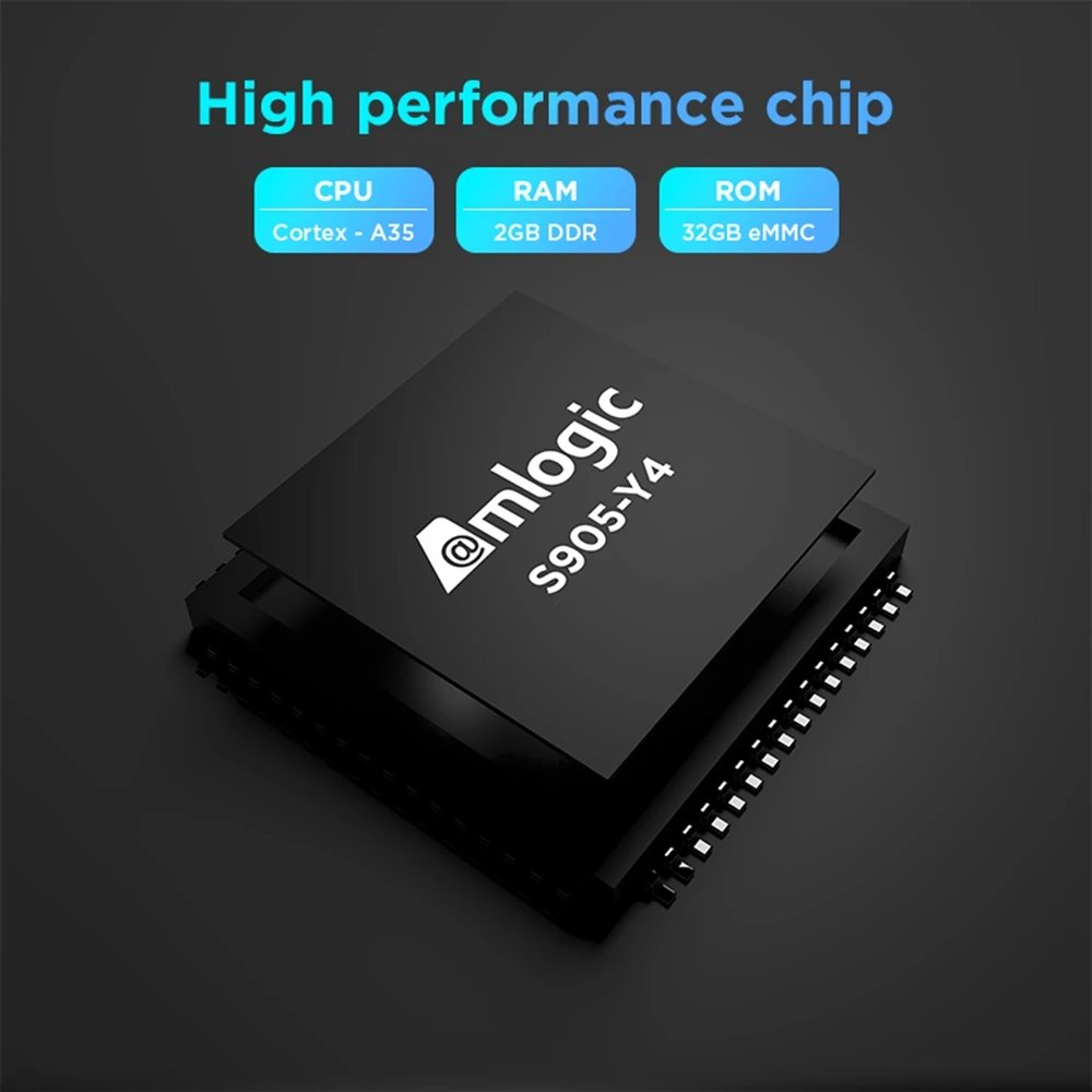 KP1 Global Version 4K HDR Streaming Media Player 2/32GB 4k 1080P Quad Core Google Assistant BT Remote ATV Android TV Box