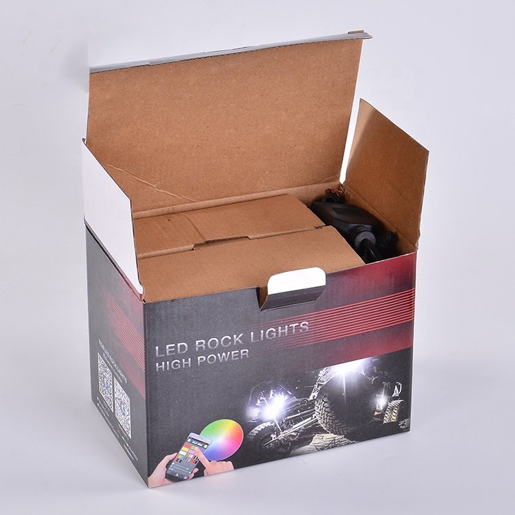 RGB LED Rock Lights Kit 4 Pods Underglow Multicolor Neon Light Pod with Bluetooth App Control MUSIC Mode for Truck ATV UTV RZR