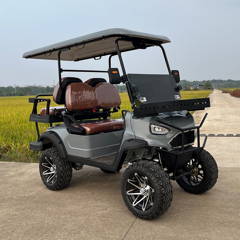 Wholesale 2024 E Golf Cart 48v Durable Atv Utv Golf Carts Outdoor Soundbar Custom