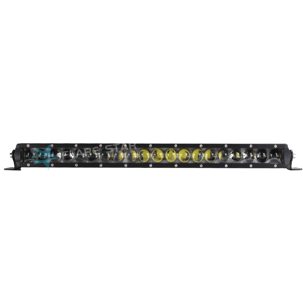 High Quality Led Light Bars 4D 100W 20inch LED Light Bar Single Row Slim LED Work Light for Trucks UTV ATV