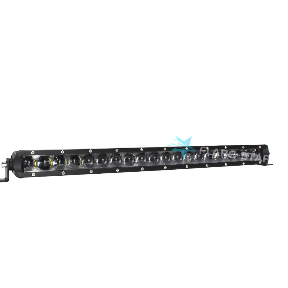 High Quality Led Light Bars 4D 100W 20inch LED Light Bar Single Row Slim LED Work Light for Trucks UTV ATV