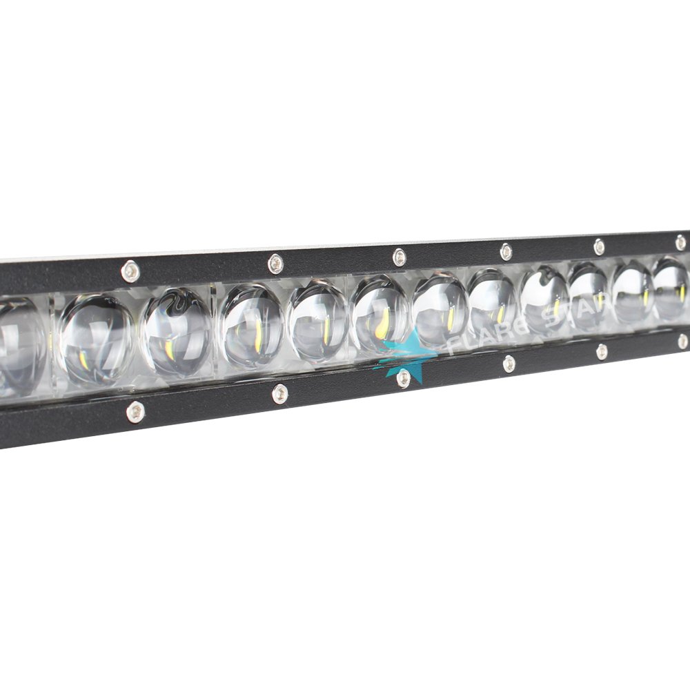 High Quality Led Light Bars 4D 100W 20inch LED Light Bar Single Row Slim LED Work Light for Trucks UTV ATV