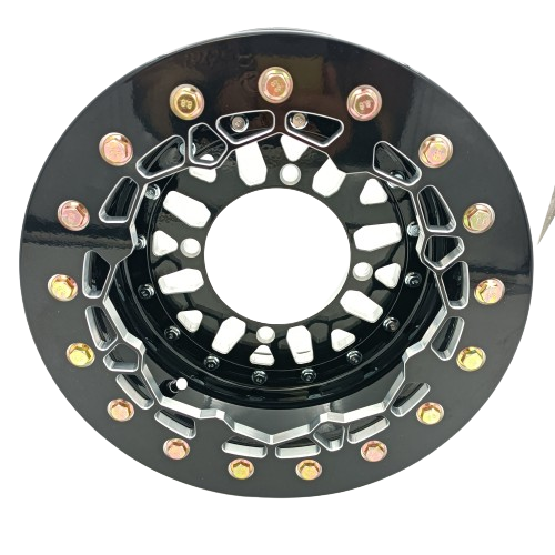 12 Inch ATV Wheels 12X7-4+3 4/137 Beadlock Rims Replacement for Can Am Outlander