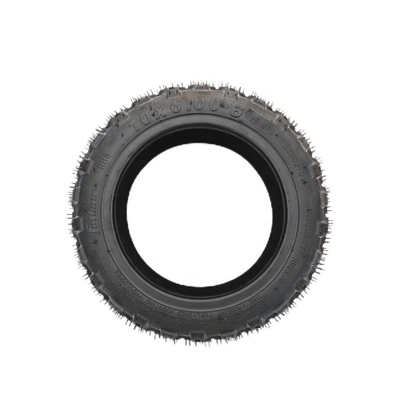 Off-road Vehicle Motorcycle Lawn Mower Golf Cart ATV/UTV Tire 10*6.00-6 Pneumatic Rubber Tubeless Wheel