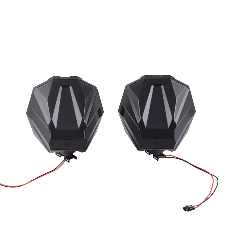 YongJin Black 6.5" 6.5 Inch Speaker Cage Swivel Pods W/ 2" Clamps for Polaris RZR PRO/ATV/UTV