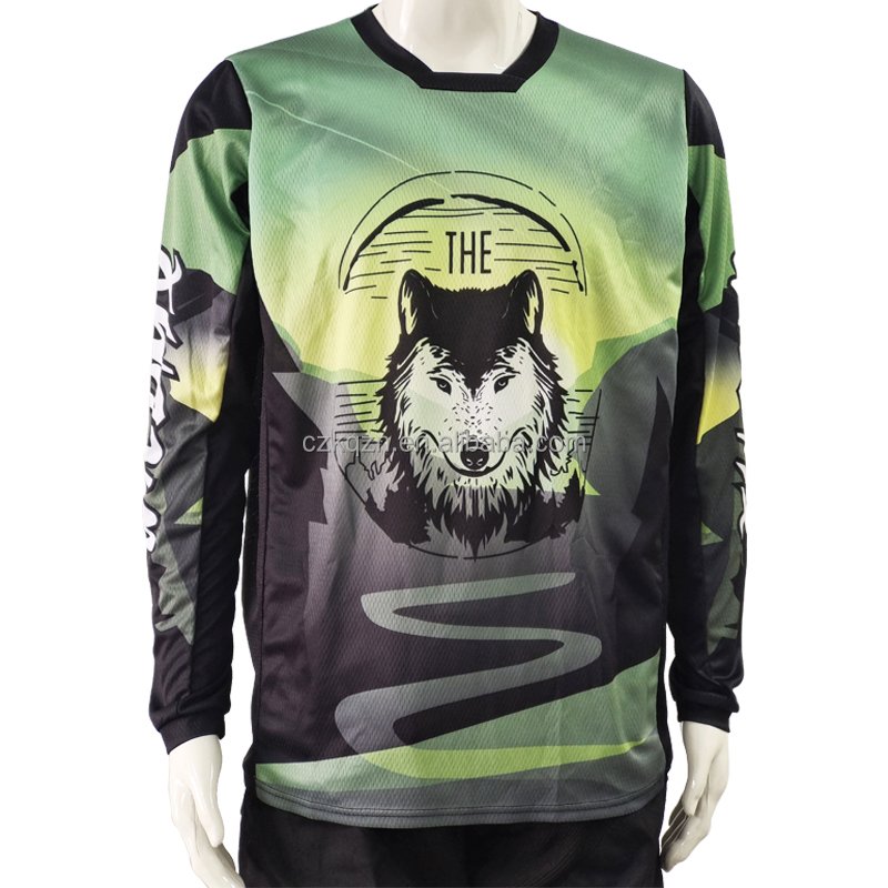 High Quality Customized NEW Jersey Motocross Cycling Off Road Dirt Bike Riding ATV MTB DH Racing Long Sleeve Shirt Motorcycle