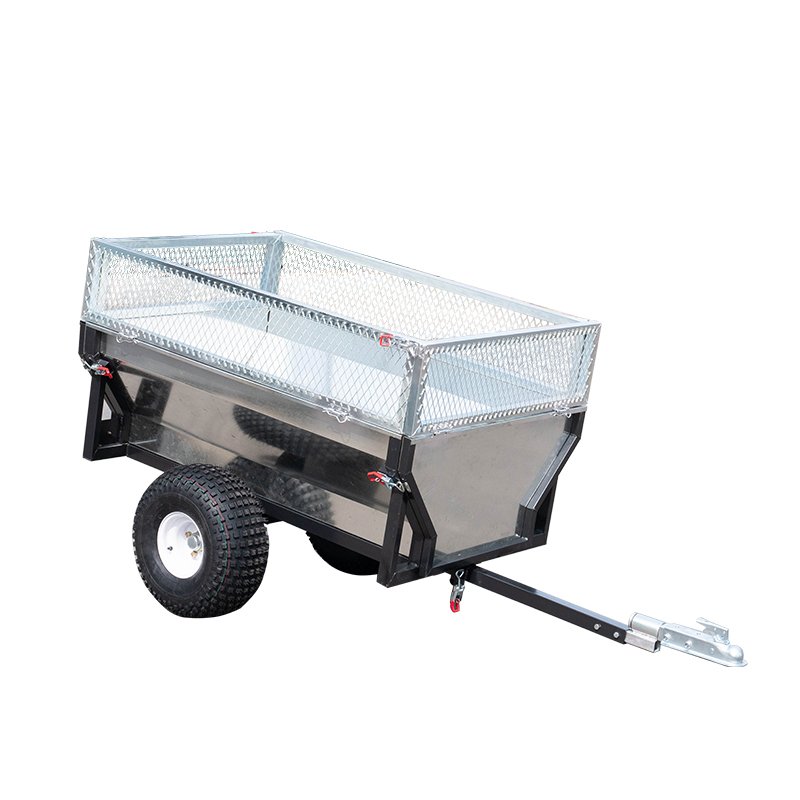 Multi-Purpose 2-Wheel Utility ATV Wagon with Dump Trailer Carts for Tractor Truck & Farm Trailers for Motorcycle & ATV