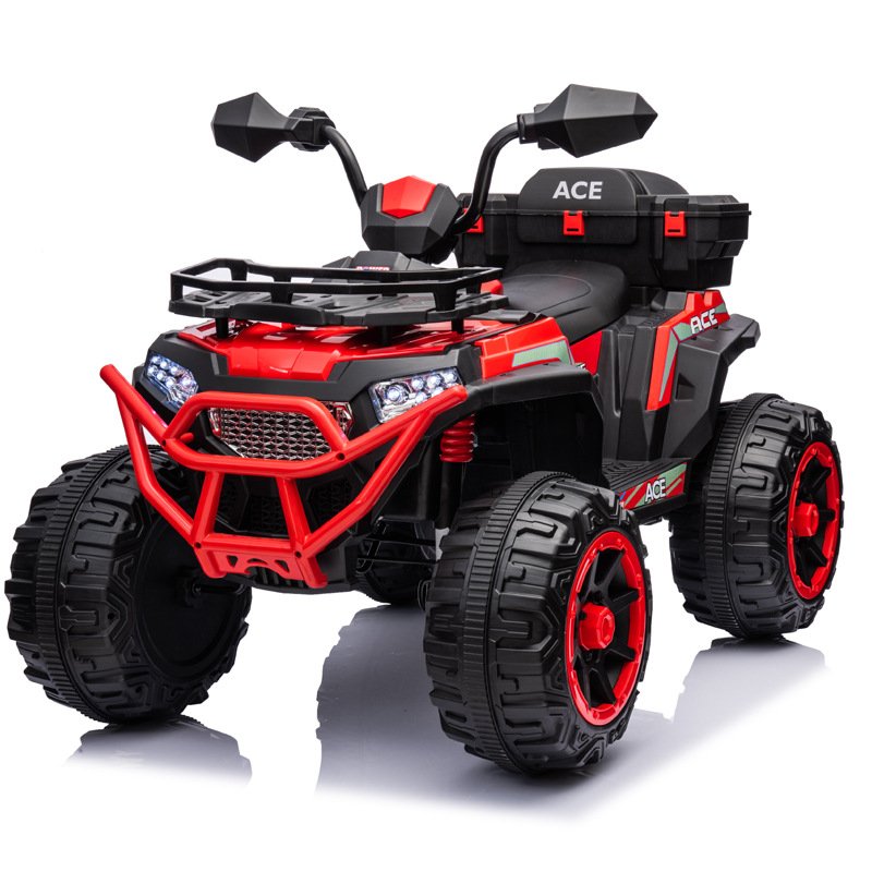 Two-Person Children's Electric ATV Four-Wheel Off-Road Vehicle Battery-Powered for Adults and Kids Chargeable Car