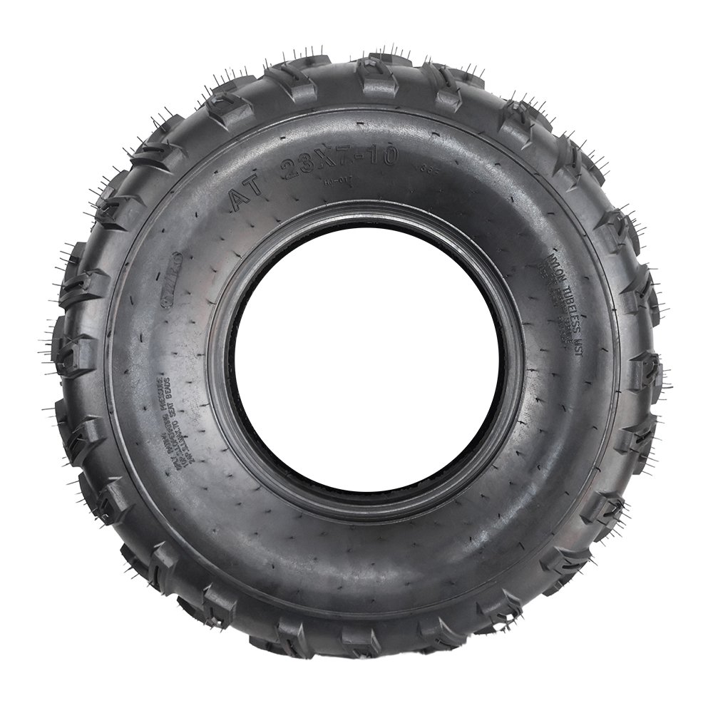ATV Accessories Mini Quad Tires 23x7-10'' with 10'' Rim, Atv Quad with Trailer and Snow Tracks Tires