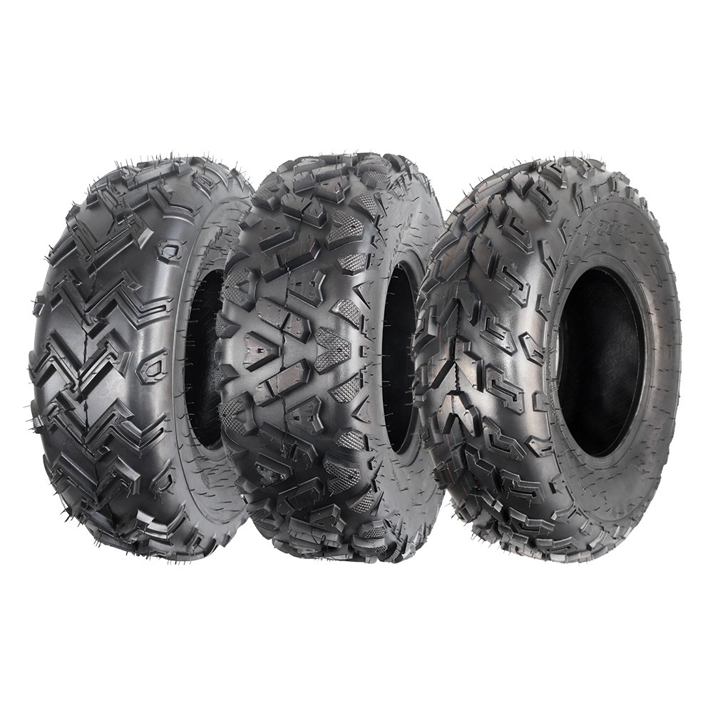 ATV Accessories Mini Quad Tires 23x7-10'' with 10'' Rim, Atv Quad with Trailer and Snow Tracks Tires
