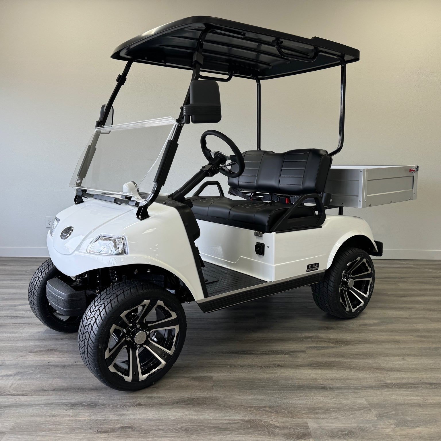 HDK EV Electric Low Speed Utility Car 2 Seater Club Off-road UTV 4 Wheel Drive Vehicle Mini Truck Golf Carts