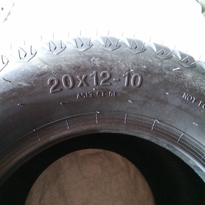 20x12.00-10 20x12/10 Durable Trailer Tires