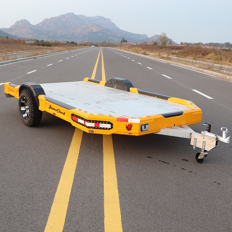 China LUBO Small Flatbed Trailer off Road Trailer Single UTV ATV Trailer