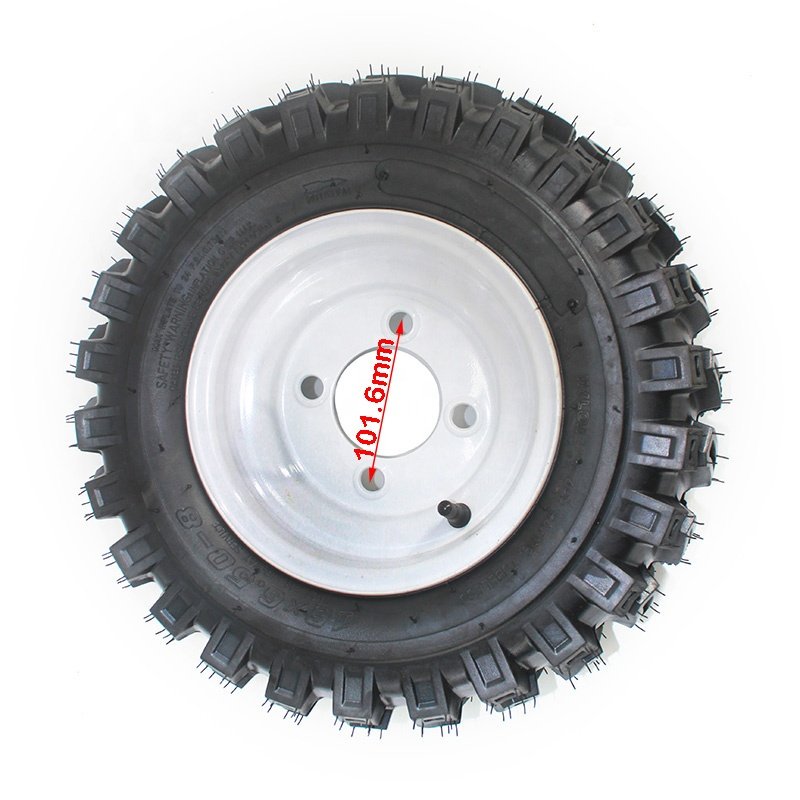 ATV Tubeless Wheels 16x6.50-8 Vacuum Tyre With 8 Inch Iron Hub for Snowplow Lawn Mower Farm Vehicle Tool Car Tire Parts