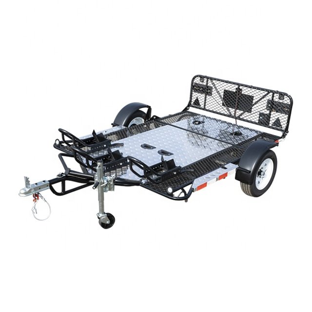 UTV ATV off Road Travel Utility Folding Motorcycle Trailer for Car