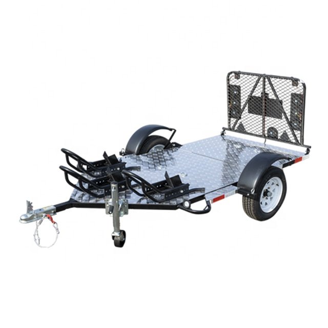 UTV ATV off Road Travel Utility Folding Motorcycle Trailer for Car