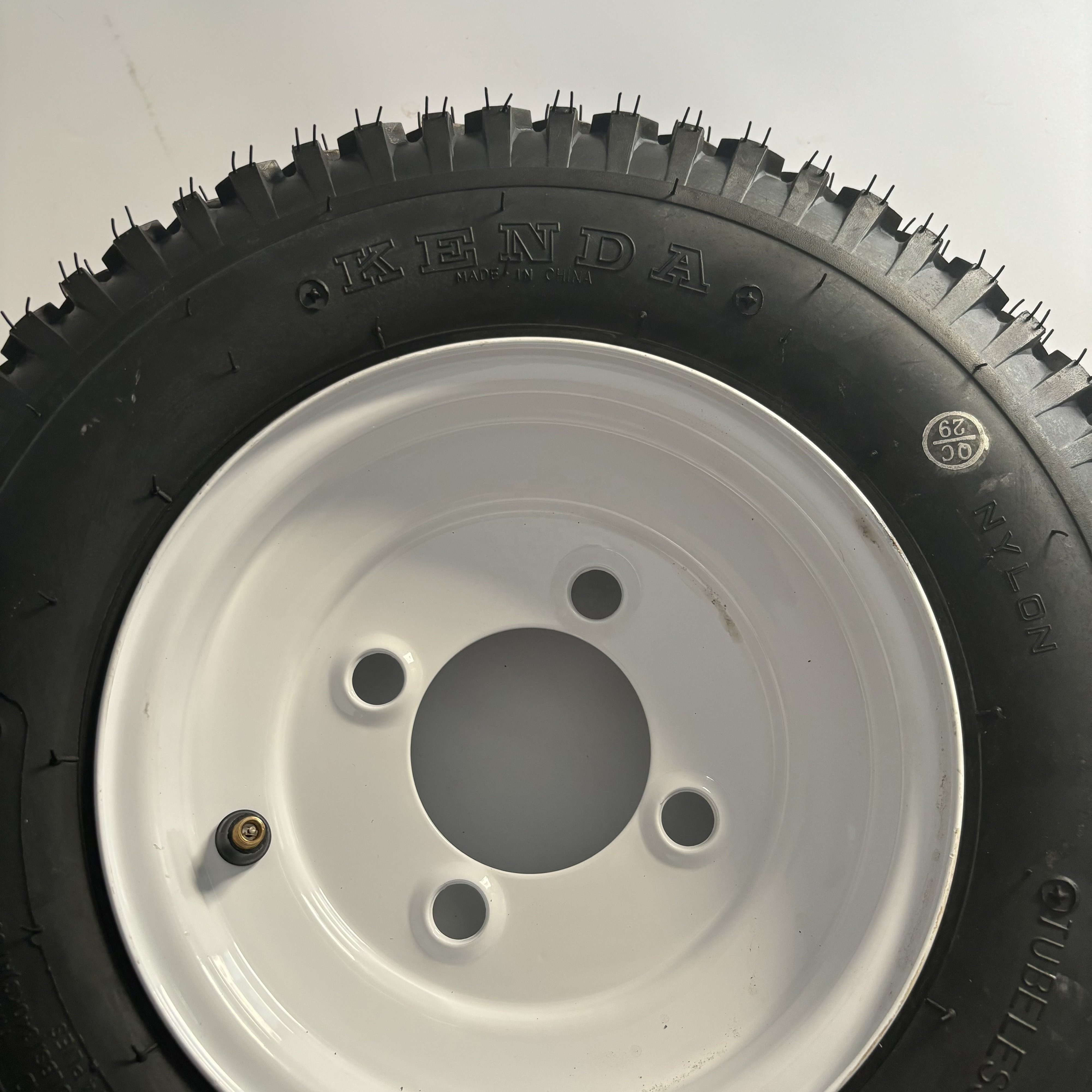 Top High Quality Tubeless 4.80/4.00-8 Thick 6 Ply Tires with 8 Inch Steel Wheel Rim Combo Fit for Trailer Utility Vehicle