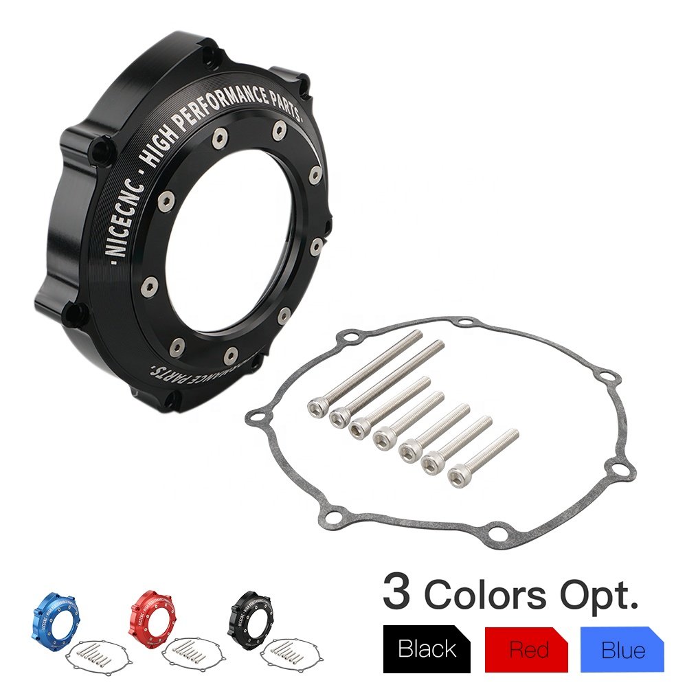 NiceCNC Aluminum Clear ATV Clutch Cover with Mounting Kit for Yamaha YFZ450R 2009-2022 2023