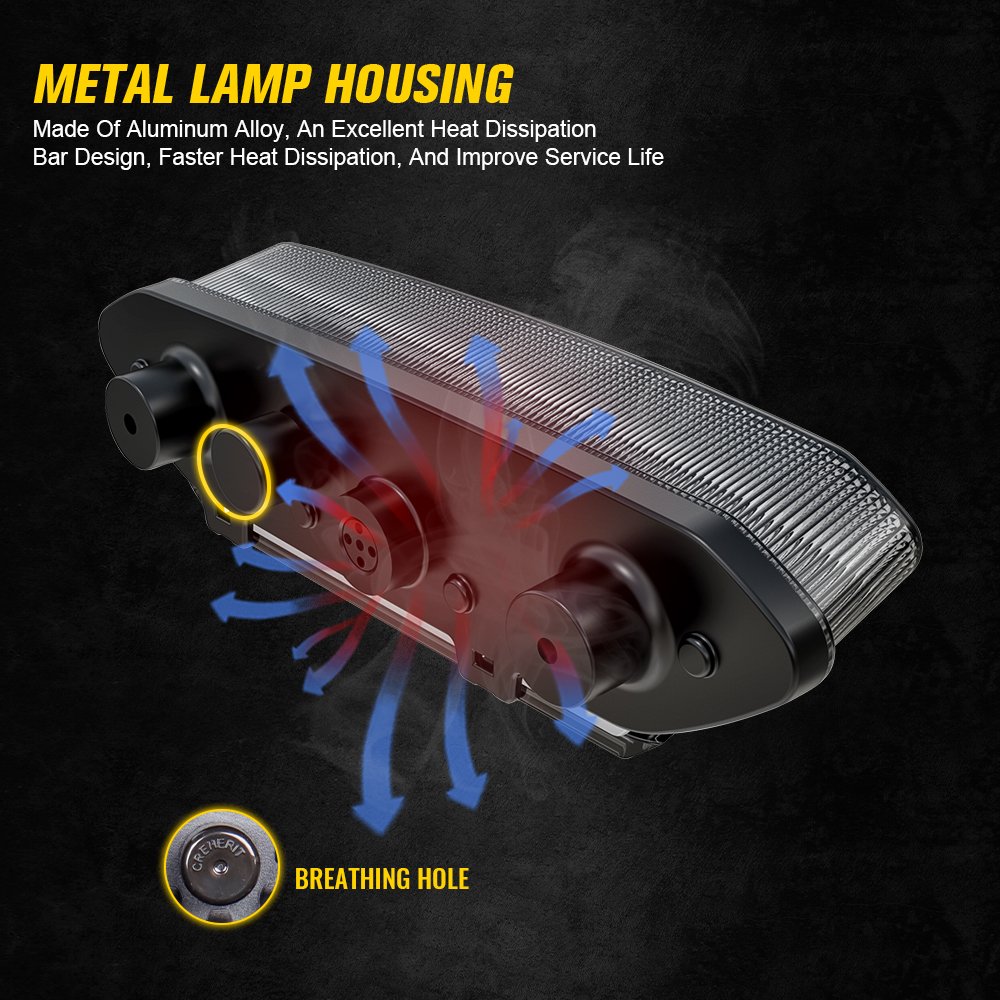 LED Tail Light Kit for Yamaha ATV Raptor 700 YFZ450R 2006-2009 Motorcycle Brake Light