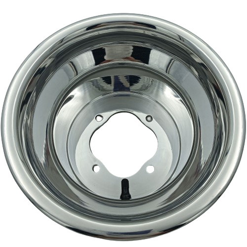 Rolled-Lip Spun Wheel - Rear - Polish - 9x8 - 4/115 for yamaha Banshee350,yamaha raptor 700