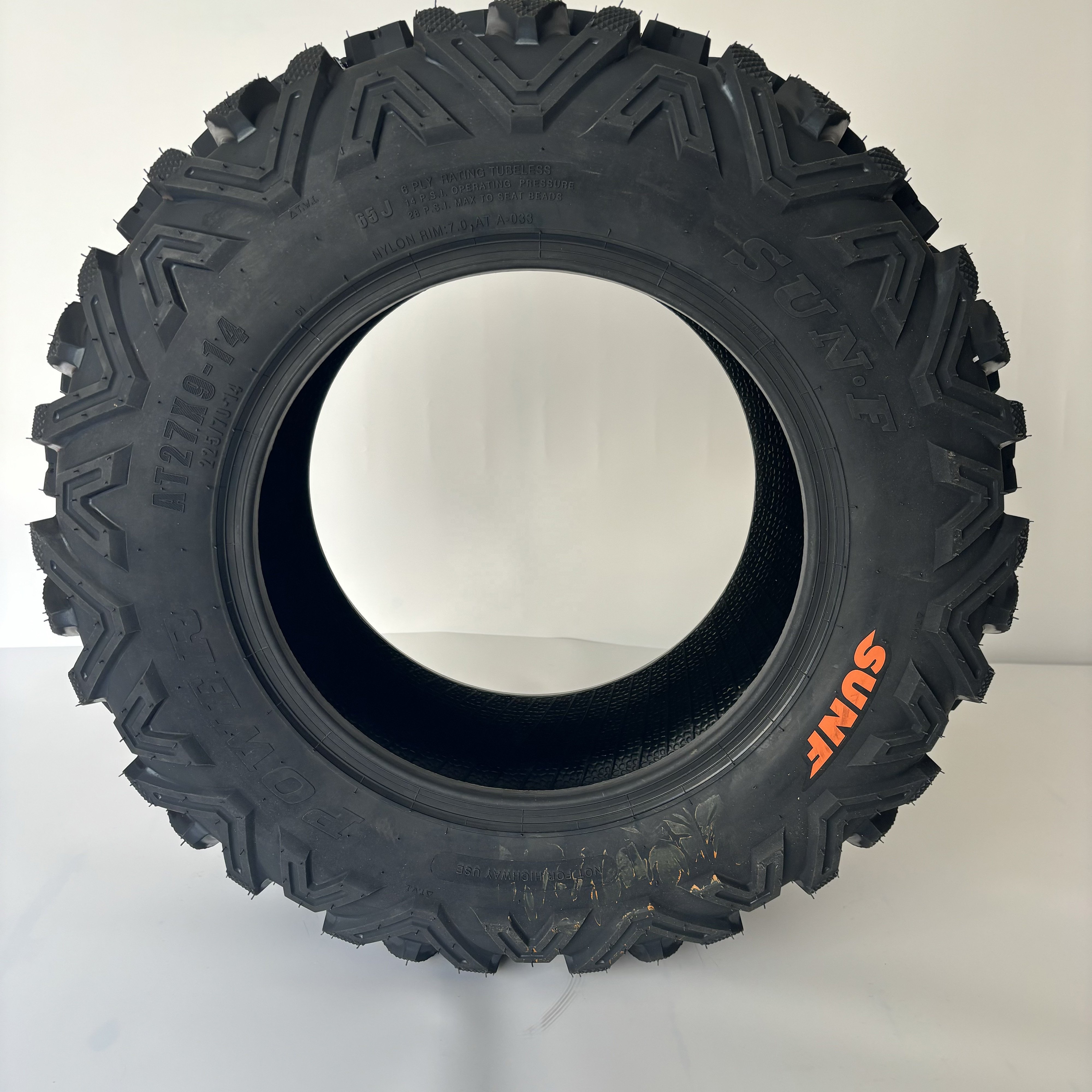 High Quality 27X9-14 27*9-14 6PR TL Tubeless Off-road Hot Selling ATV Sport Tyres Utility UTV TIRES Could Match Rim