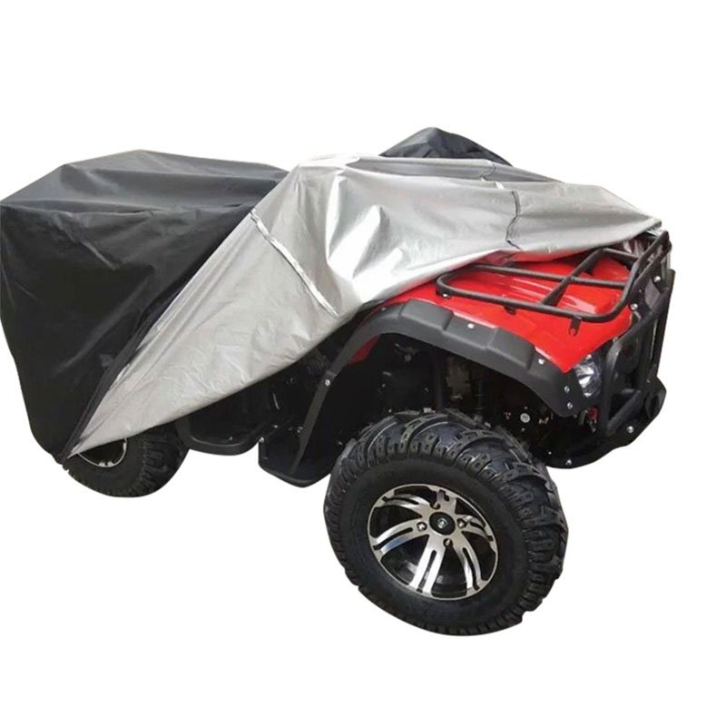 OEM All Weather Protection 150D Oxford Quad 4 Wheeler Waterproof Strong ATV Cover with Elastic Base Wrap