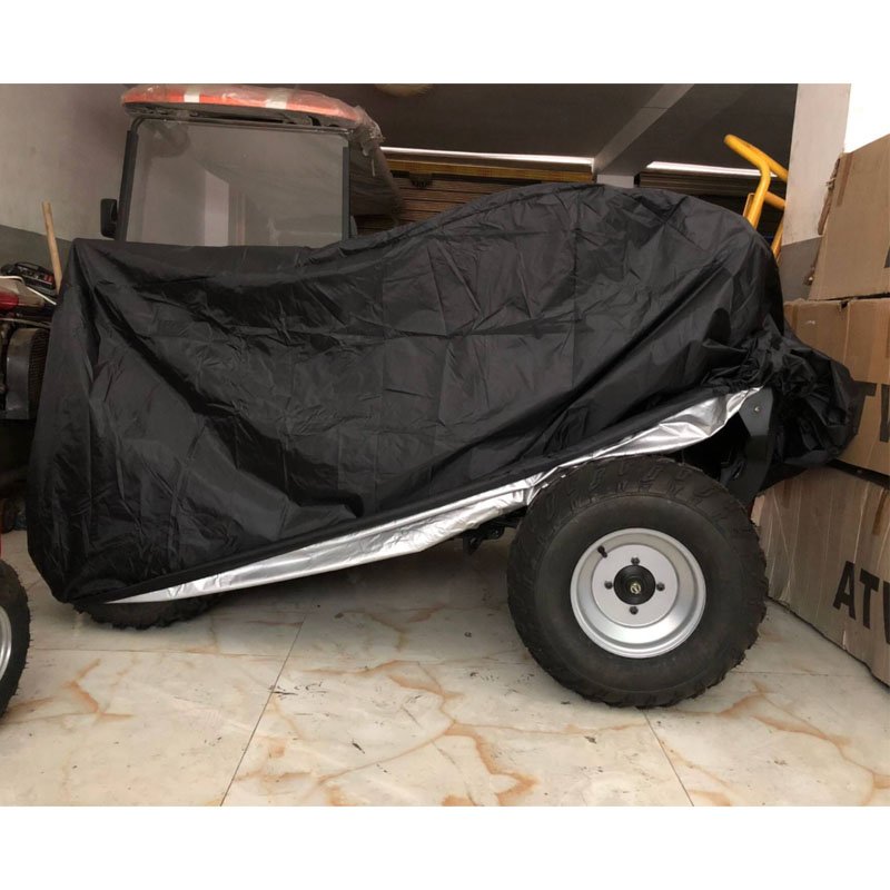 OEM All Weather Protection 150D Oxford Quad 4 Wheeler Waterproof Strong ATV Cover with Elastic Base Wrap