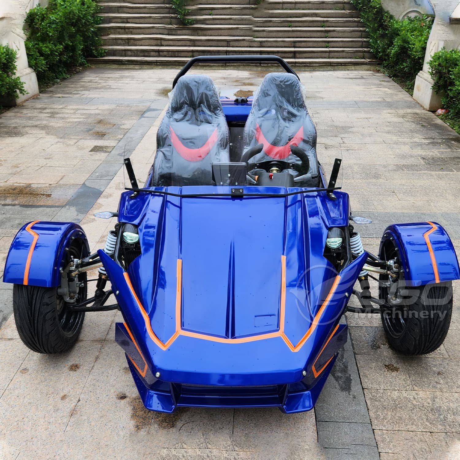 350cc Three Wheeled Drive Motorcycle High Speed Roadster with Battery Electric Racing ATV Go Cart