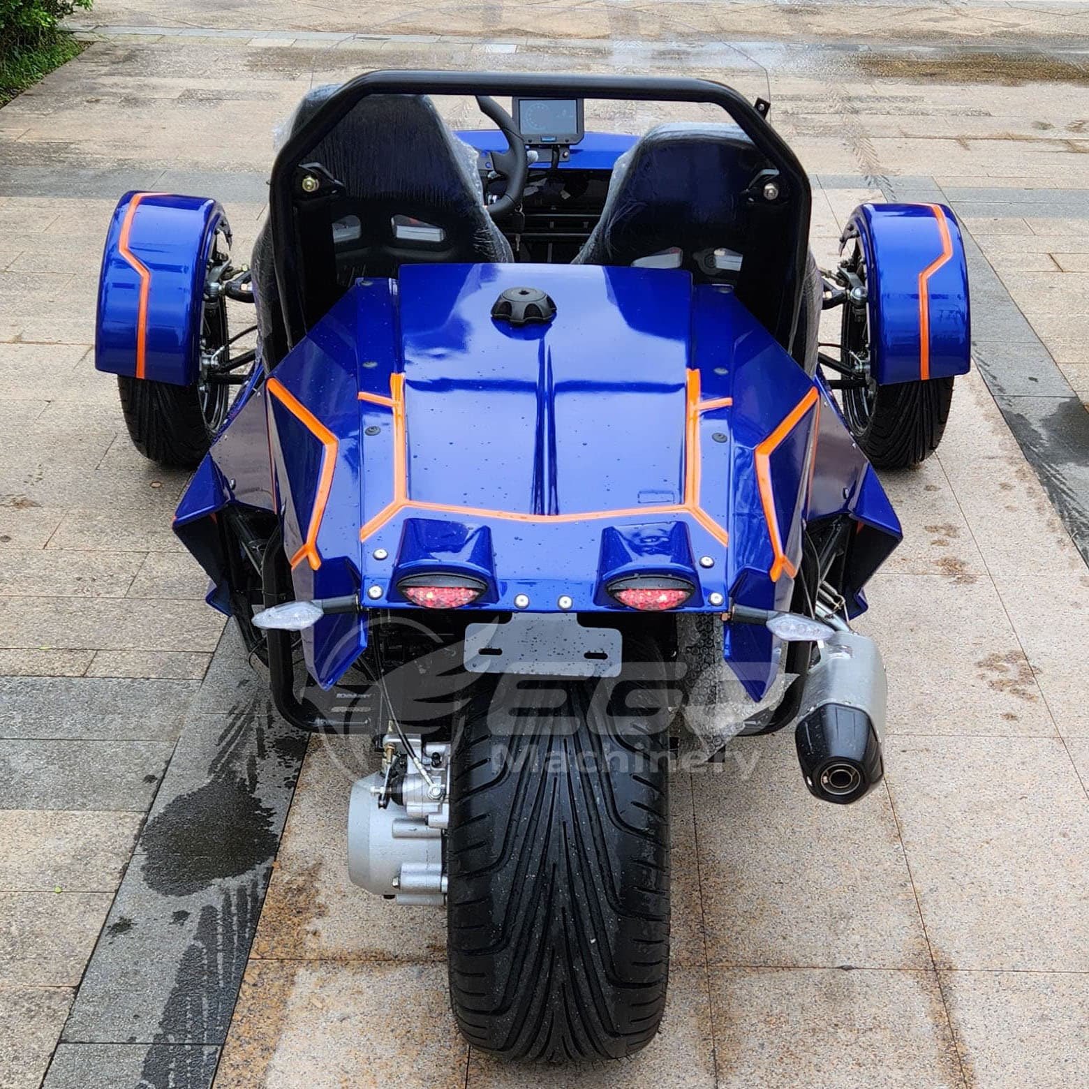 350cc Three Wheeled Drive Motorcycle High Speed Roadster with Battery Electric Racing ATV Go Cart