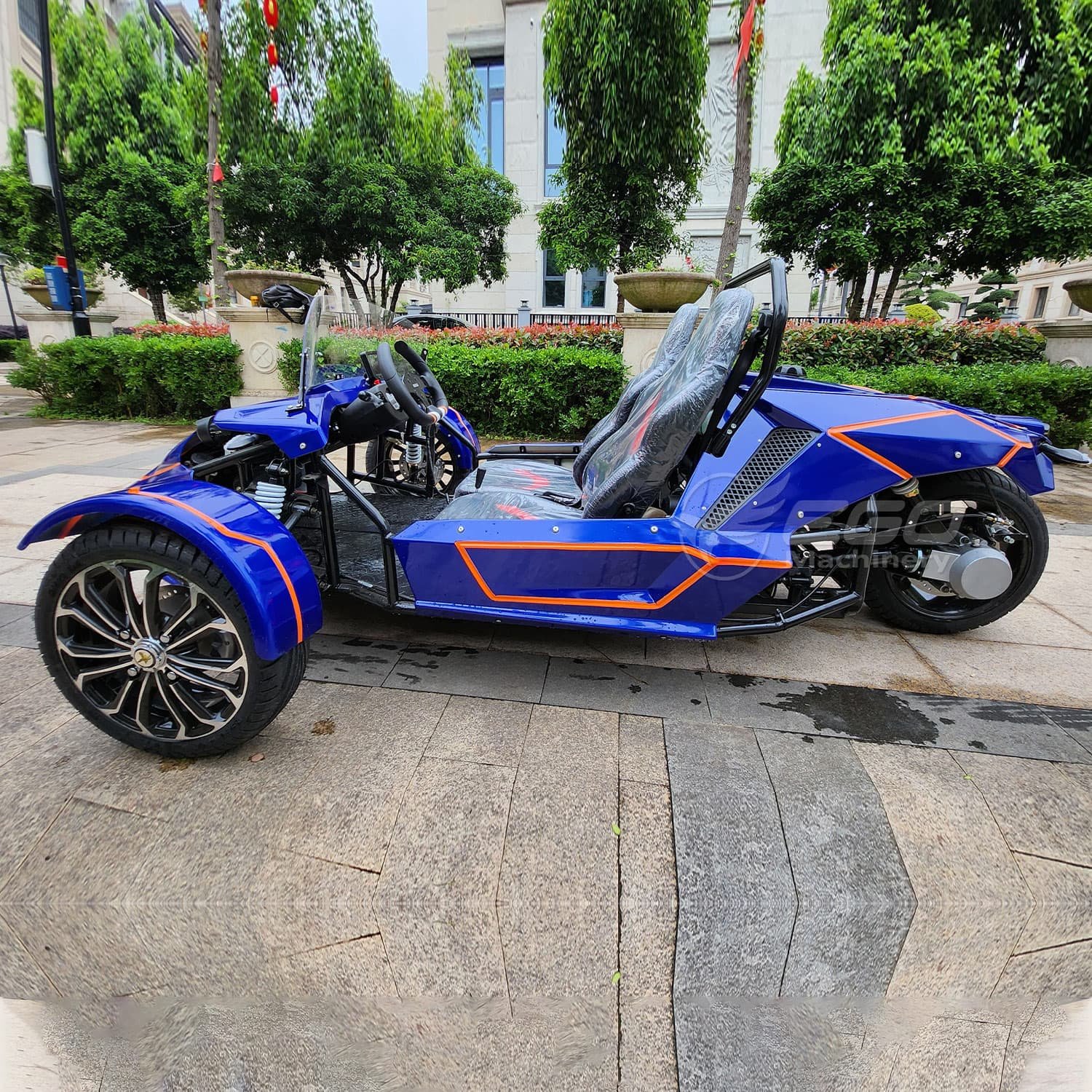 350cc Three Wheeled Drive Motorcycle High Speed Roadster with Battery Electric Racing ATV Go Cart