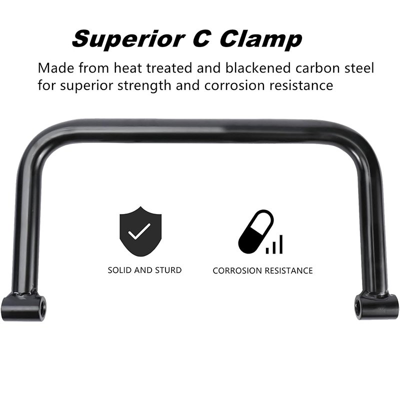 10-Pieces Valve Spring Removal Tool with Solid C Clamp for Motorcycle ATV Car Small Engine Vehicle Equipment