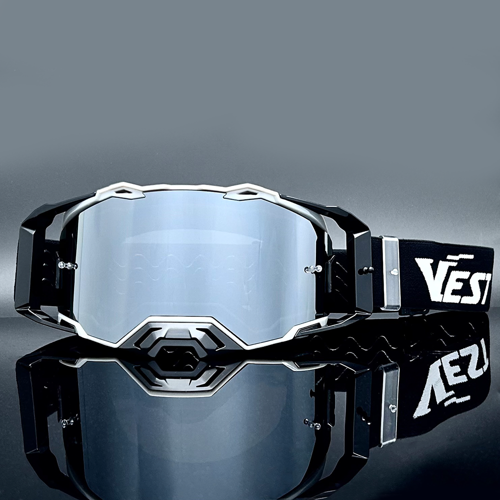Easy Change Lens Motocross MX Goggles With Tear Offs Film Exchangeable Nose Guard Custom Dirt Bike Moto Goggles Gafas Motocross