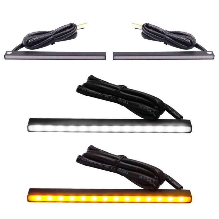 Mini Car Automotive Sequential Turn Signal Waterproof 12V LED Turning signal Light DRL Daytime Running ATV off Road LED Lights