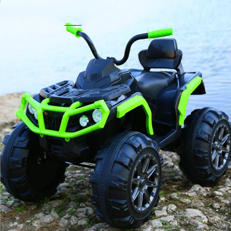 New 12V Electric ATV Car Toy for Kids Aged 2-10 Remote Drive RC Car with Big 4-Wheel Design Power Ride for Boys and Girls