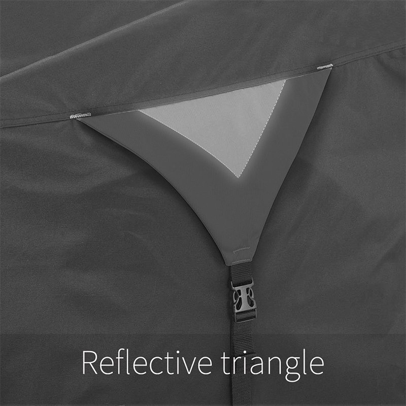 Heavy Duty Durable Waterproof Fabric Double Stitching UTV ATV Dust Cover in Reflective Triangle Design